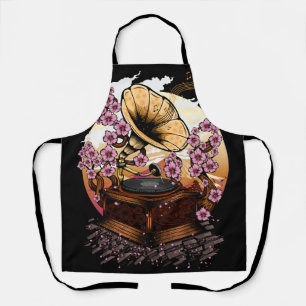 Cherry Blossom Musical Apron