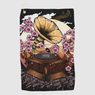 Cherry Blossom Musical Golf Towel