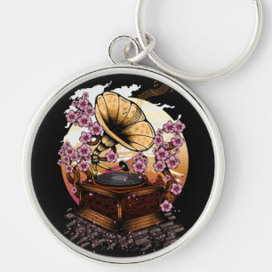 Cherry Blossom Musical Key Ring
