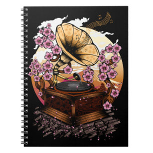 Cherry Blossom Musical Notebook