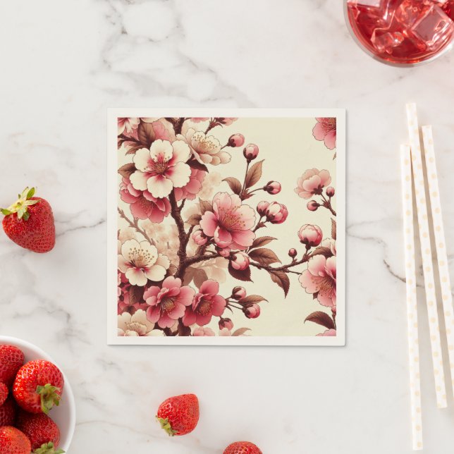 Cherry Blossom Napkin (Insitu)