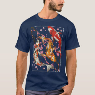 Cherry Blossom Nishikgoi Japanese Fish Sakura Koi  T-Shirt