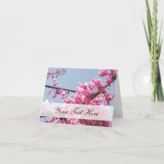 Cherry Blossom Note Card (Customisable)