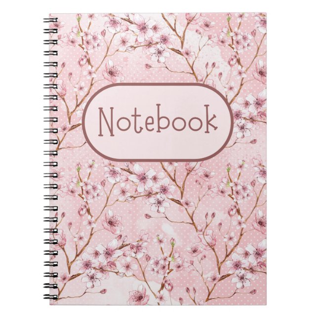 Cherry Blossom Notebook (Front)
