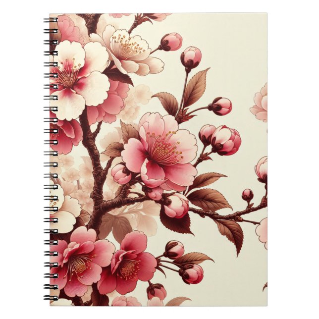 Cherry Blossom Notebook (Front)