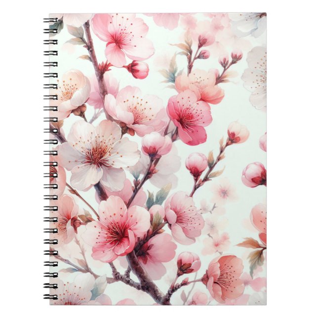 Cherry Blossom Notebook (Front)