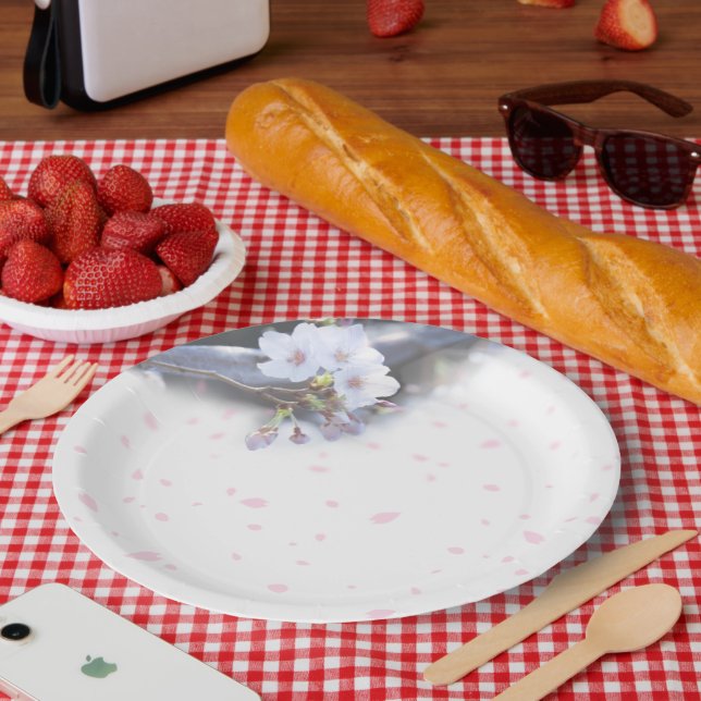 Cherry Blossom Paper Plate (Picnic)