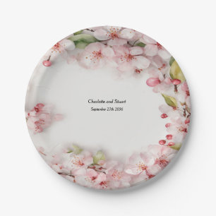 Cherry Blossom Paper Plate