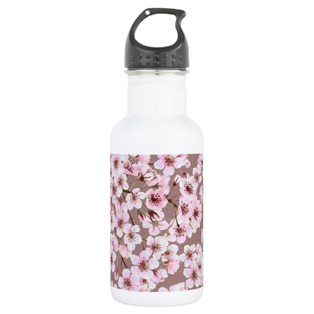 Cherry blossom pattern 532 ml water bottle (Front)