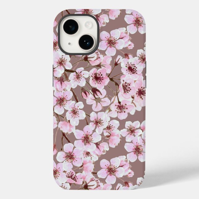 Cherry blossom pattern Case-Mate iPhone case (Back)