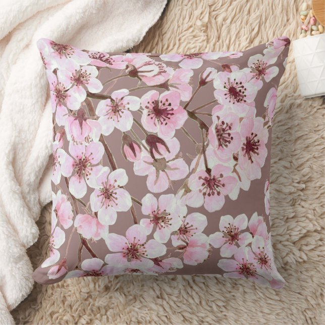 Cherry blossom pattern cushion (Blanket)