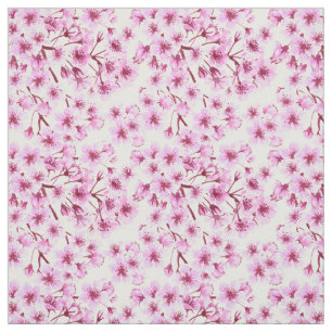 Cherry blossom pattern fabric