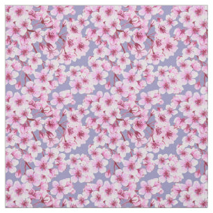 Cherry blossom pattern fabric