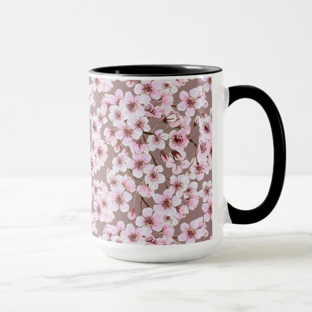 Cherry blossom pattern mug (Right)