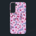 Cherry blossom pattern samsung galaxy case<br><div class="desc">Watercolor seamless pattern made of cherry blossom branches.</div>