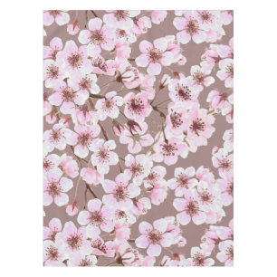 Cherry blossom pattern tablecloth
