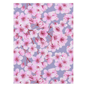 Cherry blossom pattern tablecloth
