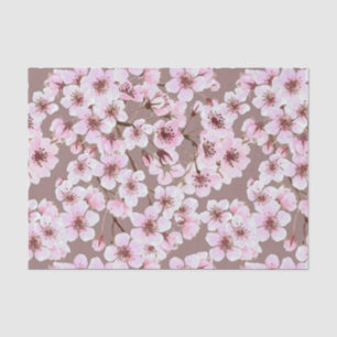 Cherry blossom pattern tissue paper
