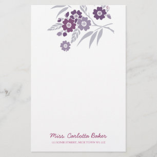 Cherry Blossom Personal Stationery