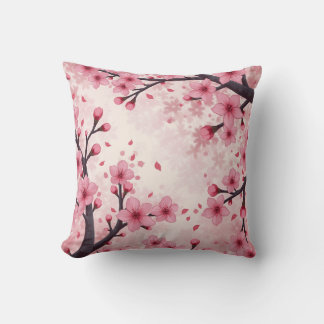 cherry blossom pillow cushion