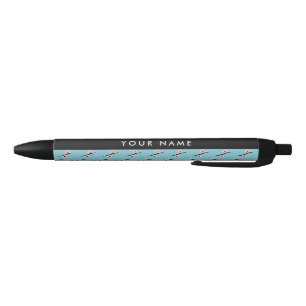 Cherry Blossom, Pink Sakura, Your Name Black Ink Pen