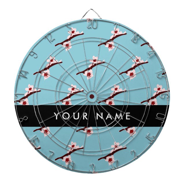 Cherry Blossom, Pink Sakura, Your Name Dartboard (Front)