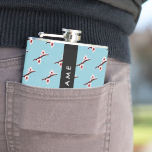 Cherry Blossom, Pink Sakura, Your Name Hip Flask