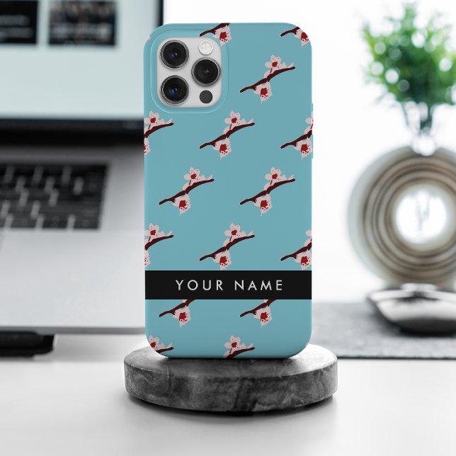 Cherry Blossom, Pink Sakura, Your Name iPhone Case (Creator Uploaded)