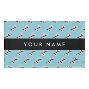Cherry Blossom, Pink Sakura, Your Name Name Tag