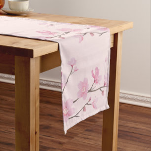 Cherry Blossom - Pink Short Table Runner
