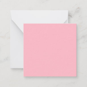 Cherry Blossom Pink Solid Colour Card