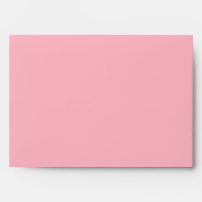 Cherry Blossom Pink Solid Colour Envelope (Front)