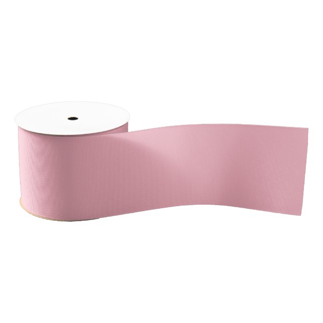 Cherry Blossom Pink Solid Colour Grosgrain Ribbon (Spool)
