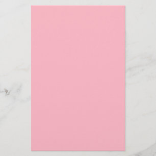 Cherry Blossom Pink Solid Colour Stationery