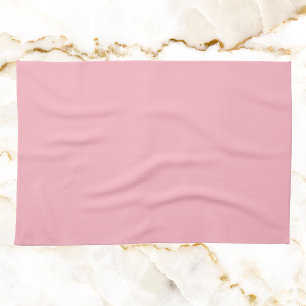 Cherry Blossom Pink Solid Colour Tea Towel