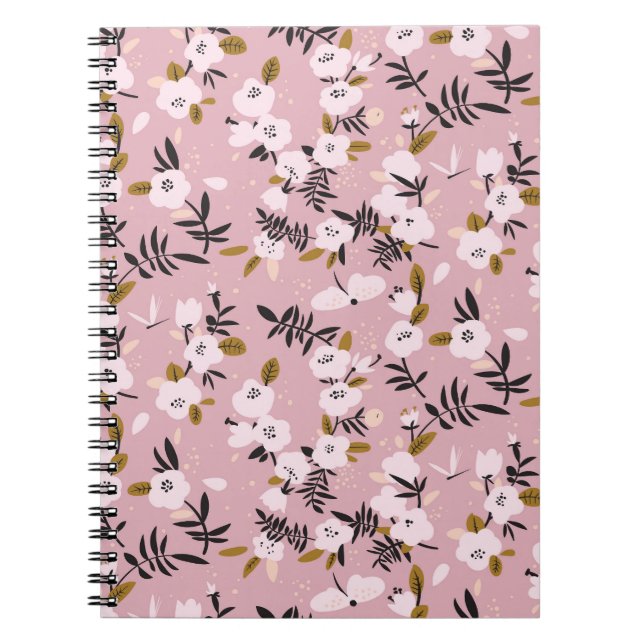 Cherry Blossom Pink: Tender Spring Notebook (Front)
