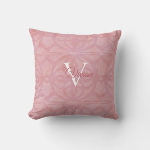 Cherry Blossom Pink Throw Pillow