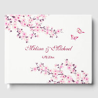 Cherry Blossom Pink White Wedding