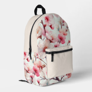 Cherry Blossom Printed Backpack