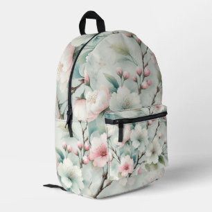 Cherry Blossom Printed Backpack