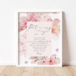 Cherry blossom put a ring on it game poster<br><div class="desc">Cherry blossom put a ring on it game poster.
Matching items available.</div>