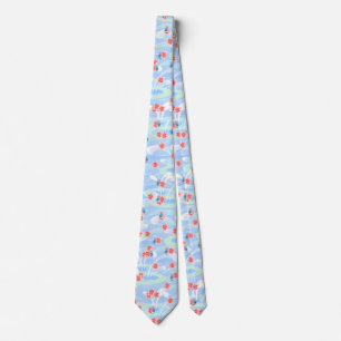 Cherry Blossom Rainstorm Tie