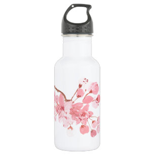 Cherry blossom Sakura Japanese Japan Asian 532 Ml Water Bottle