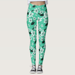 CHERRY BLOSSOM - SAKURA (MINT) LEGGINGS
