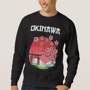 Cherry Blossom Sakura  Okinawa Japan Sweatshirt