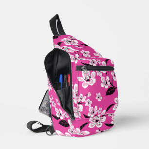 CHERRY BLOSSOM - SAKURA PATTERN IN PINK SLING BAG