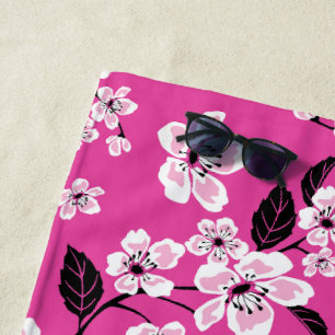 CHERRY BLOSSOM - SAKURA (PINK) BEACH TOWEL