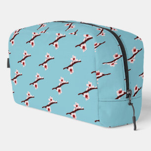 Cherry Blossom, Sakura, Pink Floral Pattern Dopp Kit