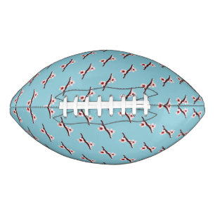 Cherry Blossom, Sakura, Pink Floral Pattern Football