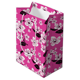 CHERRY BLOSSOM - SAKURA (PINK) MEDIUM GIFT BAG
